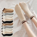 10 Pairs Striped Short Socks, Comfortable Breathable Sports Socks